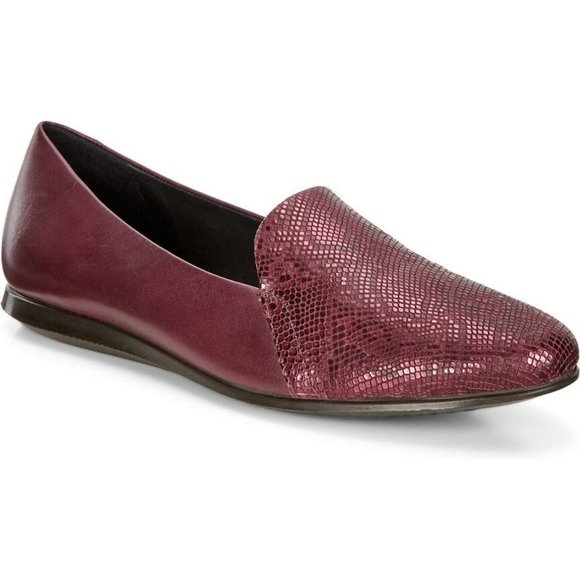 Ecco Shoes - Ecco Bordeaux Touch Ballerina Shoes